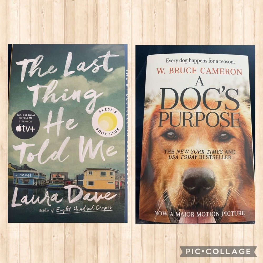 2 for 1 books The Last Thing He Told Me and A Dog’s Purpose